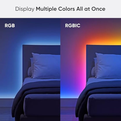 Nanoleaf Matter Wi-Fi 5M Gradient LED Light Strip - 300 RGB IC Addressable LEDs, Music & Screen Sync, Trimmable Strips, Smart App & Voice Control Works with Alexa Apple Google, Bedroom Gaming Decor