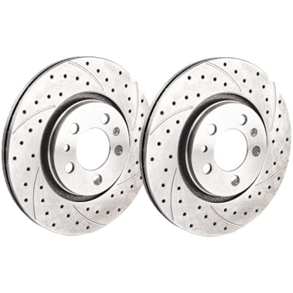 rear full sport brake discs compatible with MINI MINI R56 2006 2007 2008 2009 2010 2011 2012 2013-1817GT diameter 259mm holes 4
