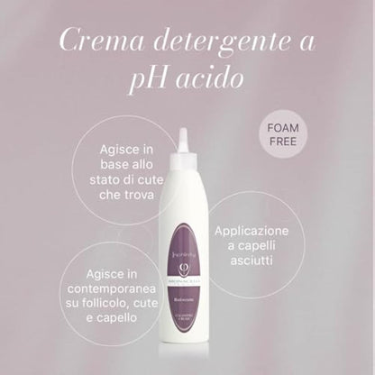 Monacelli Inphinity Cleansing Cream Strengthening 250ml concentrated cleansing cream with acid pH to prevent and combat hair loss