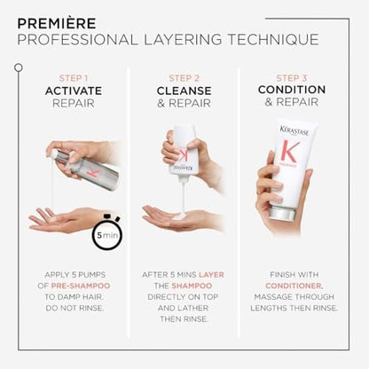 Kérastase Première Bonding Advanced Conditioner for Damaged Hair with Pure Citric Acid 200ml [STEP 3- CONDITION & REPAIR]