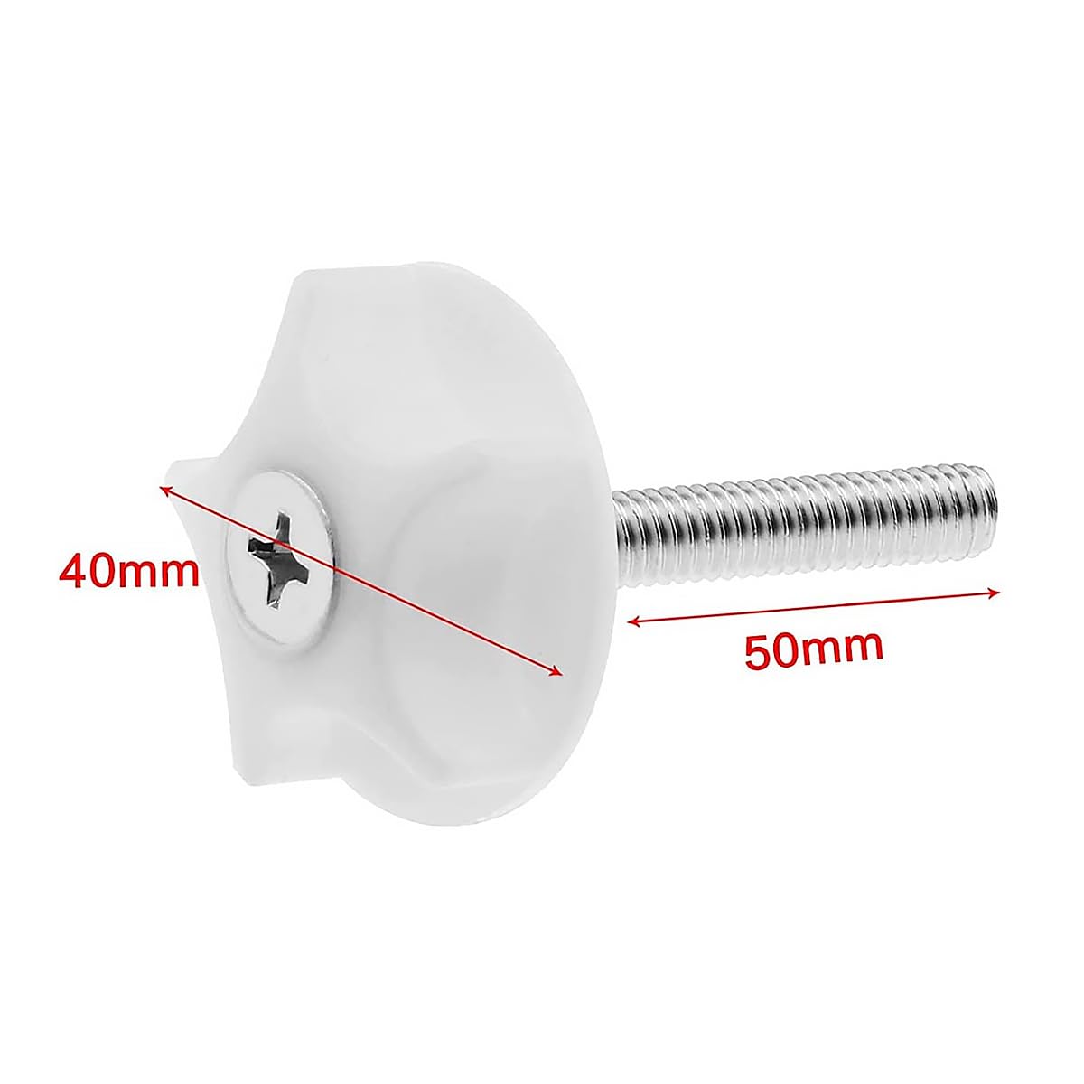 Alnicov 6PCS Headboard Fixings Bolts M8 Heavy Duty Headboard Screws and Washers for Divan Beds Fittings
