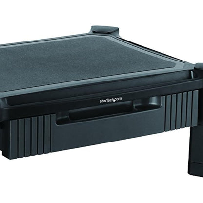 StarTech.com Adjustable Monitor Riser - Drawer - Monitors up to 32”- Adjustable Height - Monitor Stand - Computer Monitor Riser (MONSTADJD)