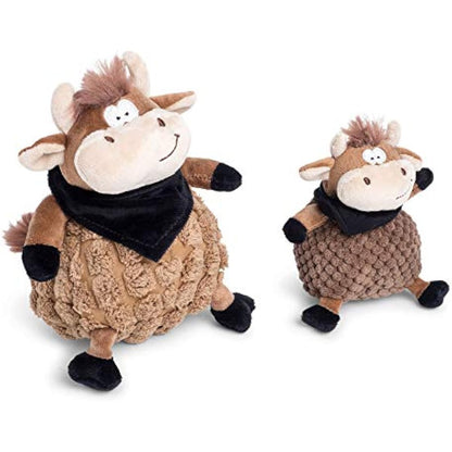 Petface Farmyard Buddies Chunky Cow Plush Dog Toy