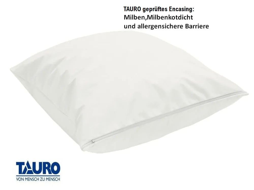 Tauro 24628 Mattress Cover 180 x 200 cm, height 20 cm/Dust Mite Proof/Compact Fibre Structure from Microfilaments from Harmful Substances