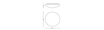 Philips myLiving LED Twirly Ceiling Light, 12 W, Grey