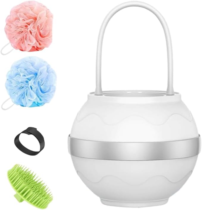 Bath Filter for Baby and Adults with Shower Ball and Shampoo Brush