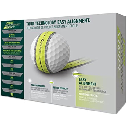 TaylorMade Tour Response Stripe Golf Balls