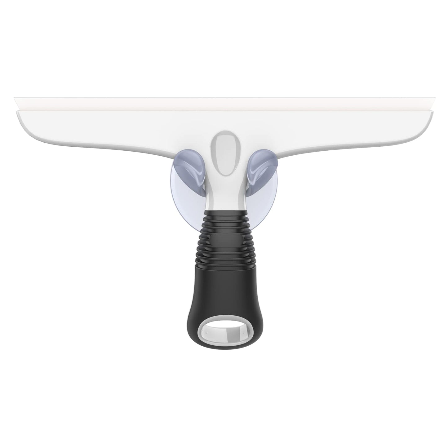 MR.SIGA Silicone Squeegee for Shower Doors, 25 cm/10 inch, White & Black