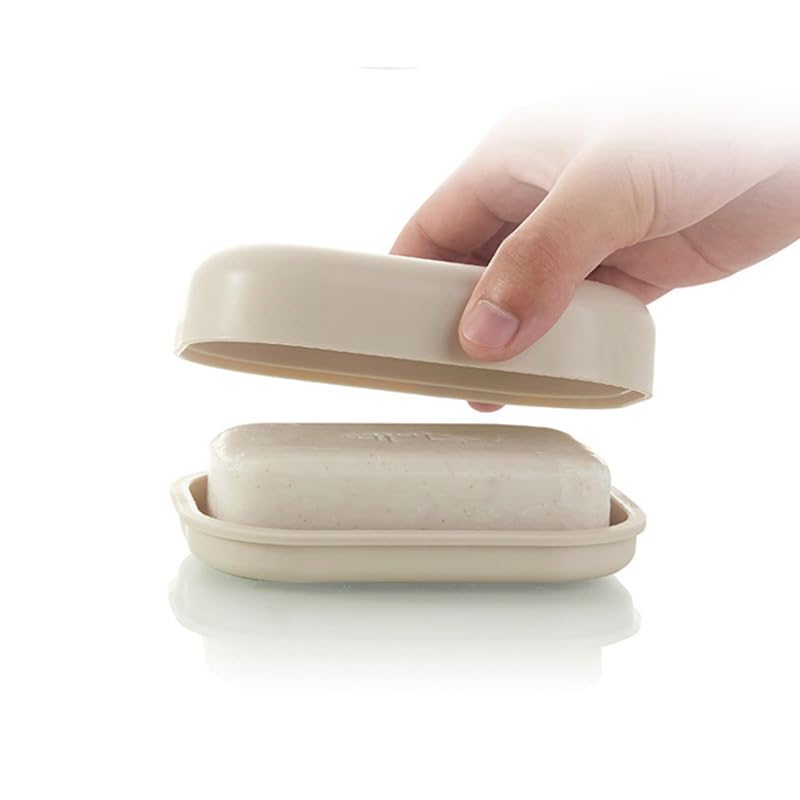 LOORMEI Moisture-Proof and Mold-Proof Soap Dishes Holder - With a draining function, Suitable for Bathroom and Travel Convenience