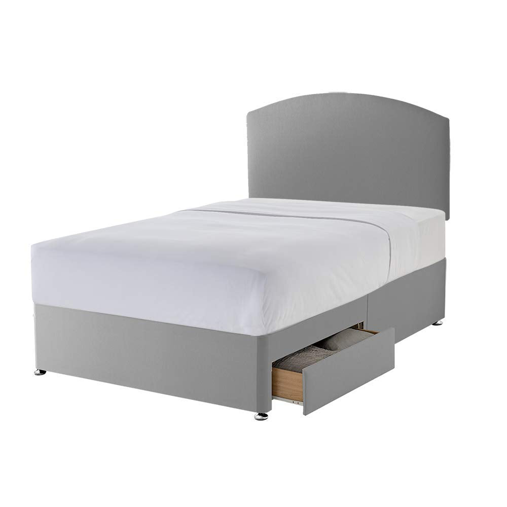 Silentnight Selene Upholstered Headboard, Slate Grey Fabric, King