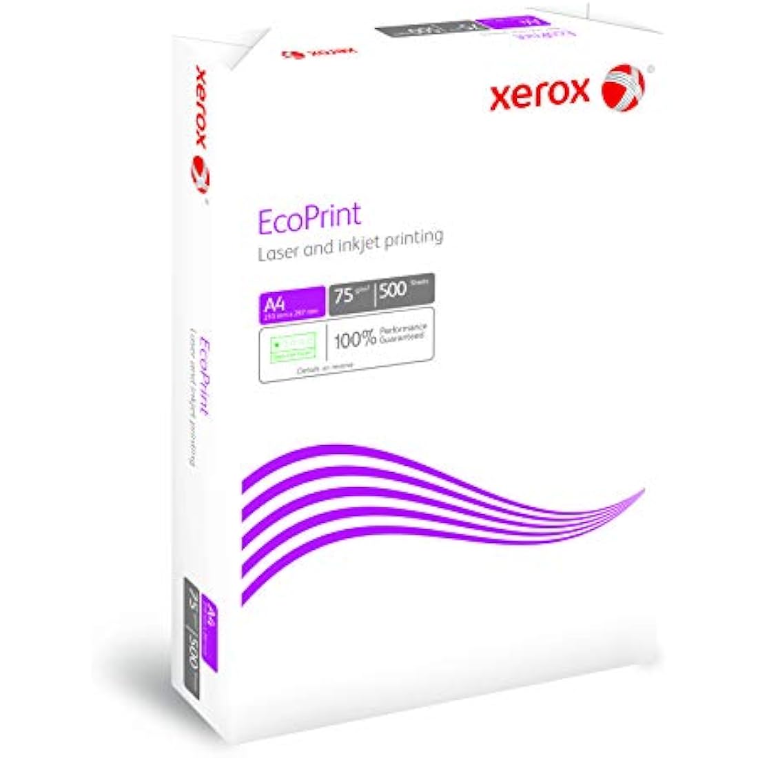 Xerox EcoPrint Multifunction Paper 75 g/m2 A4 50 Reams of 500 Sheets 25,000 Sheets Pack of 10 White