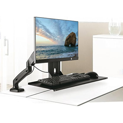 Maclean MC-756 Keyboard Support VESA 75x75 100x100 Keyboard and Mouse Support bracket for monitor brackets