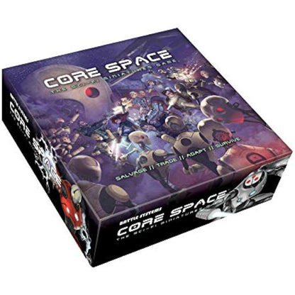 Battle Systems BSGCSC001 Core Space Starter Set - 20 x 28mm Miniatures - Board Game - Neoprene Gaming Mat - Modular 3D Terrain