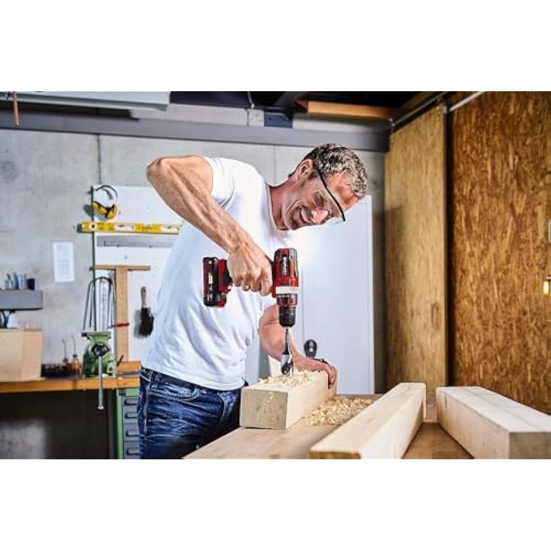 Einhell Drilling Driver Te-Cd 18/40 Li-Solo Power X-Change (Lithium-Ion (Li-Ion, 18 V, Maximum Torque 40 Nm on 21 Levels, Softgrip, Without Battery and Charger)