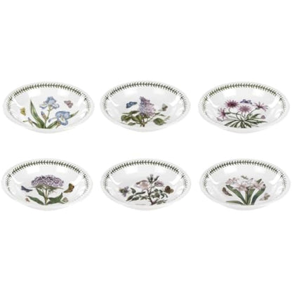 Portmeirion Botanic Garden Pasta Bowl, Various Motif - set of 6, Dia.20cm