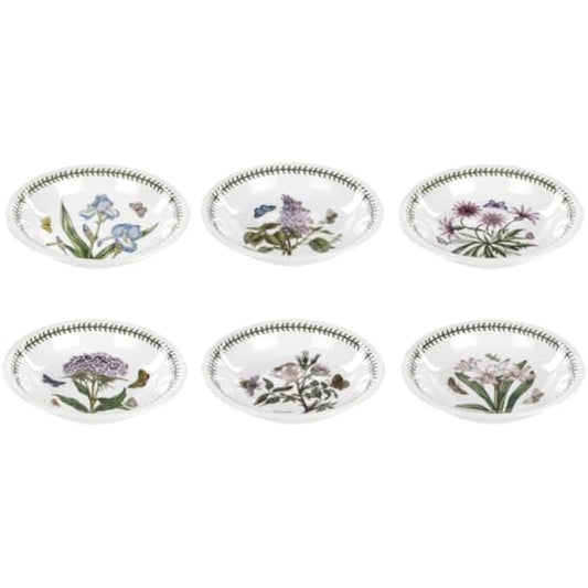 Portmeirion Botanic Garden Pasta Bowl, Various Motif - set of 6, Dia.20cm