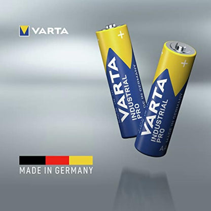 VARTA Industrial Pro AA Mignon Alkaline Batteries LR6 - 100-pack, Made in Germany