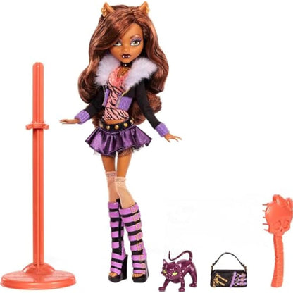 Monster High Clawdeen Wolf Boo-Riginal Creeproduction Doll with Stand & Accessories, Black (HGC30)