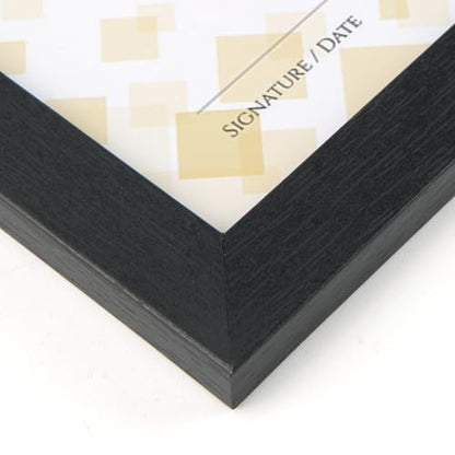 HORLIMER A4 Frames Pack of 15, Black A4 Picture Frame for Displaying Certificates, Posters, Prints, and Documents on Wall or Tabletop