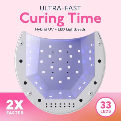 SUNUV UV Nail Lamp, 48W Professional UV Light for Gel Nails with Timer and Sensor, Manicure and Pedicure Nail Art Tools for Home and Salon