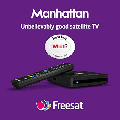 Manhattan SX Freesat HD Box, Black