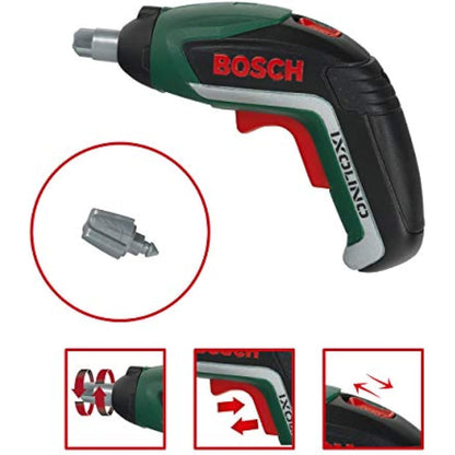 Theo Klein 8497 Multi-Tech Construction Set with Bosch Ixolino I 107 Components I Battery-Powered Ixolino with Light and Sound I Dimensions: 32 cm x 27 cm x 9.5 cm Multi - Colored