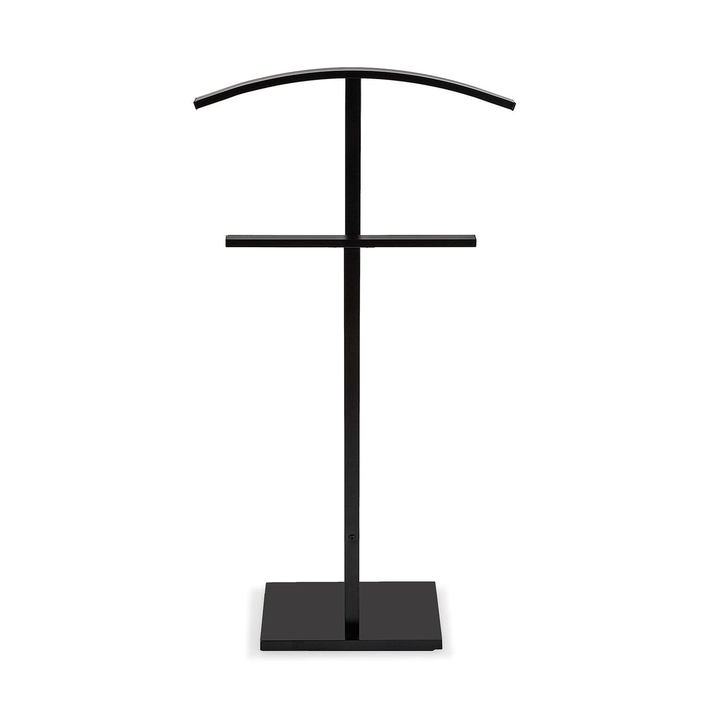 Versa Lund Valet stand Multifunctional with 2 Hangers or Hangers for Men's or Women's Clothes, Measurements (H x L x W) 100 x 20 x 40 cm, Steel
