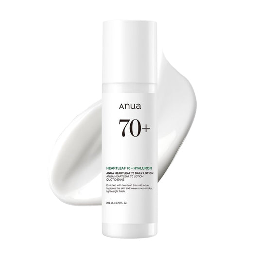 ANUA Heartleaf Daily Lotion, Face Moisturizer with Hyaluronic Acid for Sensitive Skin, Lightweight, Korean Skin Care 200ml/6.76fl.oz.