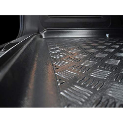 NOMAD Boot Liner Compatible with Mercedes A Class 2018+ [W177] [Hatchback] Recyclable Plastic (PE) Tailored Fit Floor Guard Tray Black Custom Fitted Accessory Dog Friendly Waterproof with Raised Edges