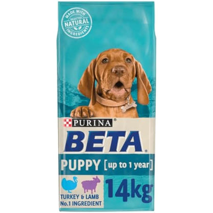 BETA Puppy Turkey and Lamb Dry Dog Food 14kg