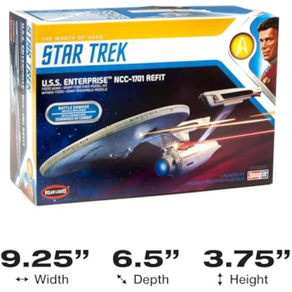 Polar Lights POL974 1:1000 U.S.S. Enterprise NCC-1701-Refit-Wrath of Khan Edition