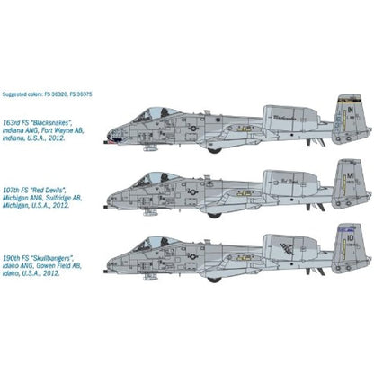 Italeri ITA2725 A-10C Blacksnakes Italy Model kit, Multi-colord, 338mm Length