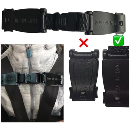 Twin Pack Anti-Escape Chest Clip No Thread Required