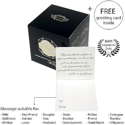 100% Real Rose That Lasts A Year | Single Pink Rose in Box | Unique Birthday Gift