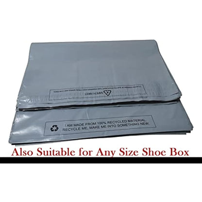 MSDS-SOLUTIONZ 50 Pack Grey Mailing Poly Postal Self Seal Bags 17''x22'' Size Postage Packaging Mailers Posting Shipping Post Parcels Package Bags