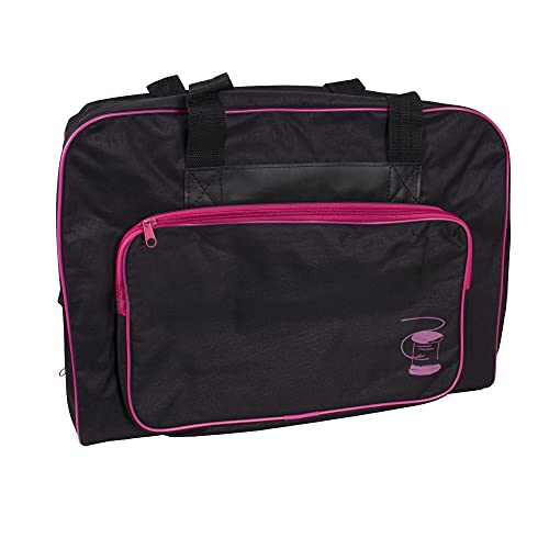 Hobby Gift Groves MR4660/FUC | Black Sewing Machine Bag | 43 x 35 x 22cm, Fushsia
