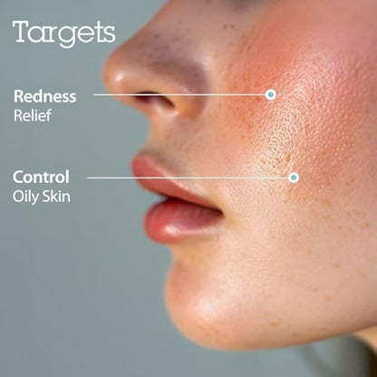 BLITHE Pressed Serum Crystal Iceplant - Face Moisturising Gel, Korean Serum for Dry and Combination Skin, Soothing, Redness Reduction, Cooling, Sebum Control (50 ml)