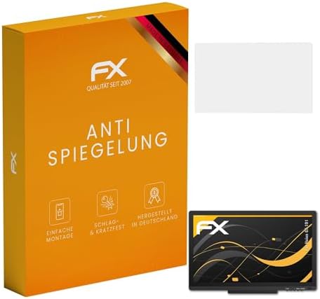 atFoliX Screen Protector compatible with Huion GT-191 Screen Protection Film, anti-reflective and shock-absorbing FX Protector Film (2X)