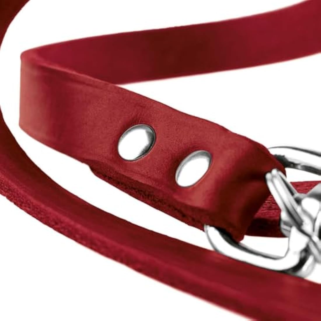 HUNTER Training leash, 20/200 Soft genuine cow leather, black