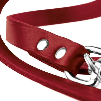 HUNTER Training leash, 16/200 Soft genuine cow leather, tan