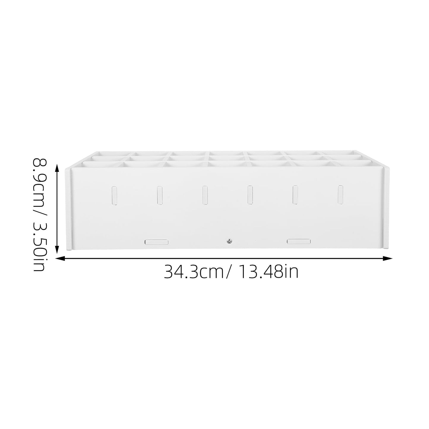 Holibanna Paint Organiser 21-Slot Paint Bottle Storage Rack Desktop Pigment Bottle Holder for Paints Inks and Watercolours 13.50 X 6.30 X 3.50 in
