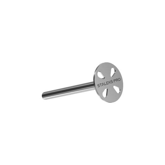 STALEKS Pododisc 10 mm Pedicure + 5 White File Refills 180 grit Professional Stainless Steel (PDset-10) Manicure Pedicure Salon use Drill bit