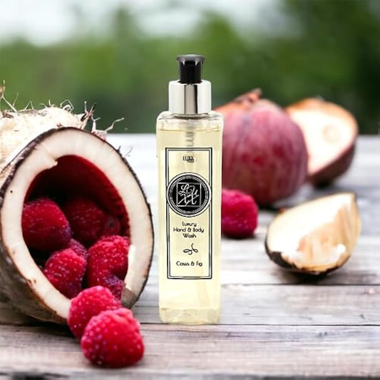 Luxx Creations - Hand Soap & Body Wash 250ml (Cassis & Fig) - Highly Fragranced, Free from SLS, Vegan Friendly