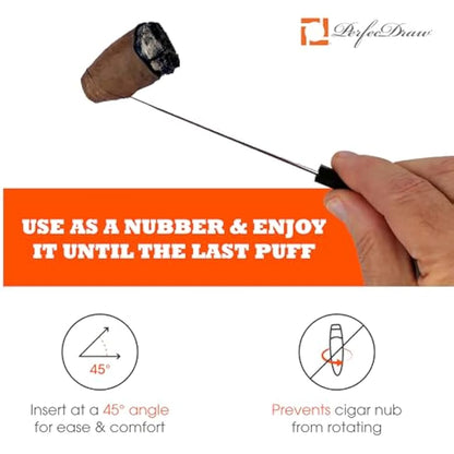 PerfecDraw Precision Cigar Draw Enhancer Tool & Nubber