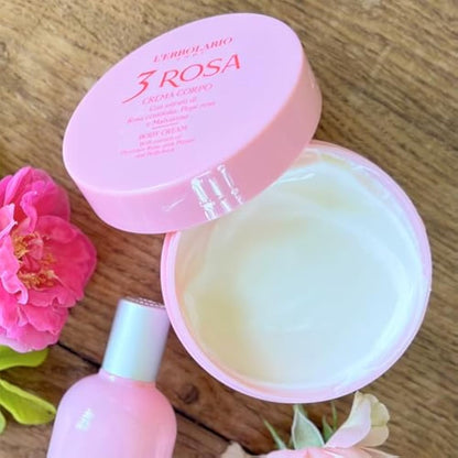 L'Erbolario 3 Rosa Body Cream 200 ml