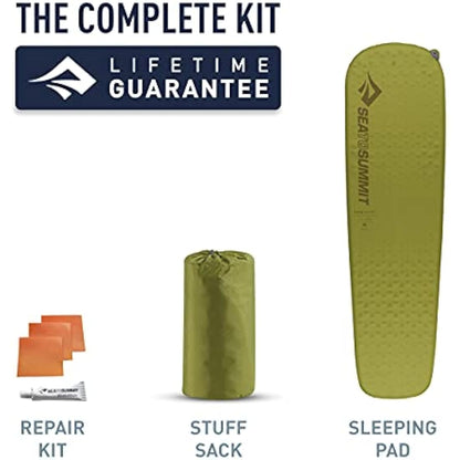 Colchoneta autohinchable Camp R Oliva, green