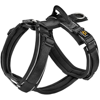 Rudelkönig dog harness Paola - Reflective Chest Harness with Handle - Adjustable no pull harness for dogs - For small and medium dogs