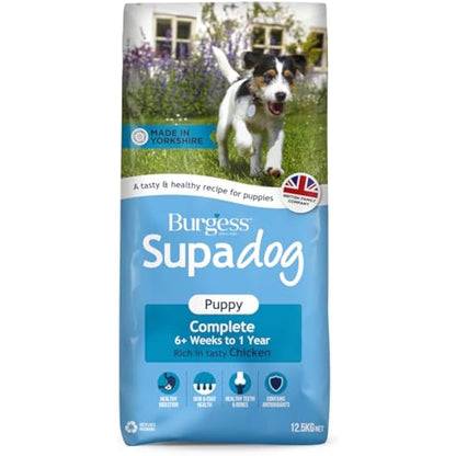 Burgess Supadog Puppy, dry puppy food 12.5 kg