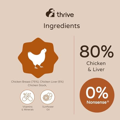 Thrive Cat Food Complete Chicken and Liver, Pack of 6
