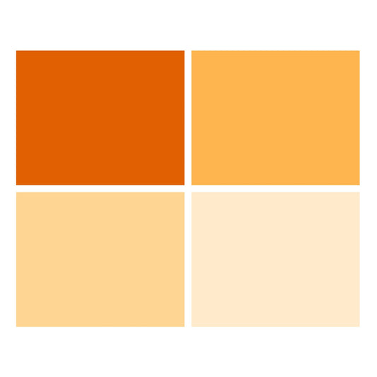 Selens 4PCS 40x50cm Lighting Gels Filter CTO Flash Gel Orange Light 4 Color Correction Transparent Sheets Overlays for 800W Red Head Spotlight Strobe